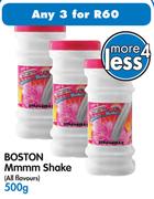 Boston Mmmm Shake(All Flavours)-3 x 500gm