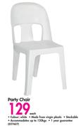 Party Chair White
