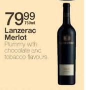 Lanzerac Merlot-750ml