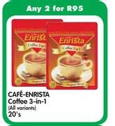 Cafe Enrista Coffee 3-In-1(All Variants)-2x20's