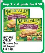 Nature Valley Granola Bar(All Flavours)-2x6 Pack-42g