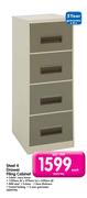 Steel 4 Drawer Filling Cabinet