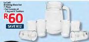  La Cafe Drinking Glass Set-7 Piece