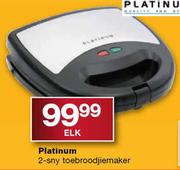 Platinum 2-Sny Toebroodjiemaker Elk