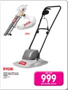 Ryobi 1200W And 2200W Hover Mower 1200W Plus Blower 2200W-Per Bundle