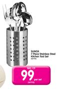 Slinox 7 Piece Stainless Steel Kitchen Tool Set-Per Set