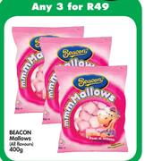 Beacon Mallows(All Flavours)-3 x 400g
