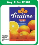 Fruitree Nector(All Flavours)-2 x 5Ltr