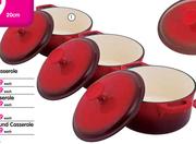 Panache Cast Iron Round Casserole-20cm Each