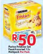 Purina Friskies Cat Food Assorted 12s Multipack-Per Pack
