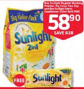 Sunlight Regular Washing Powder-3Kg