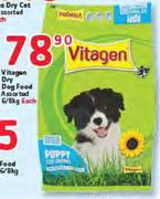 Vitagen Dry Dog Food Assorted-6/8Kg Each