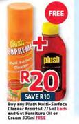 Plush Multi Surface Cleaner Assorted-275ml Each