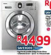 Samsung 7kg Front Loader Deep Foam Silver
