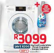 Defy 6kg Front Loader White