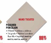 Polished Porcelain (600mm x 600mm)-per sqm