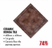 Ceramic Ronda Tile (408mm x 408mm)-per sqm