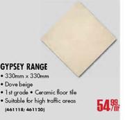 Gypsey Range (330mm x 330mm)-per sqm