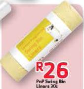 PnP Swing Bin Liners-30's
