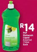 PnP Dishwash Liquid Assorted-750ml