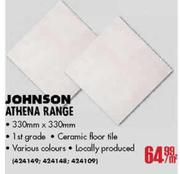 Johnson Athena Range Per Meter Square