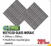 Eco Wise Recycled Glass Mosaic Per Sheet