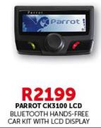 Parrot CK3100 LCD Bluetooth Hands-Free Car Kit With LED Display