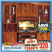 Andora 3-Piece Wall Unit