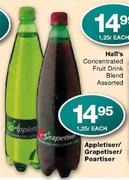 Appletiser/Grapetiser/Peartiser-1.25Ltr Each