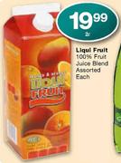 Liqui Fruit 100% Fruit Juice Blend-2Ltr