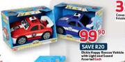 Dickie Happy Rescue Vehicle With Light And Sound Assorted