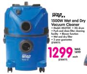 Wap 1500W Wet And Dry Vacuum Cleaner-Each