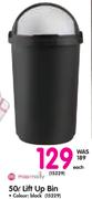 Miss Molly 50Ltr Ligt Up Bin-Each