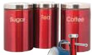 Home 3 Piece Canister Set-Per Set