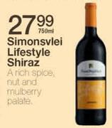 Simonsvlei Lifestyle Shiraz-750ml