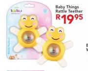 Baby Things Rattle Teether-Each