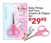 Baby Things Nail Care Scissors & Clipper Set