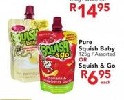 Pure Squish Baby Assorted-125g/Squish & Go- Each