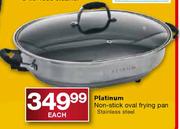 Platinum Non-Stick Oval Frying Pan