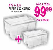 Alpha Box Combo 47L+13L-Per Combo