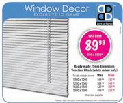 Decorland Ready-Made 25mm Aluminium Venetian Blinds 1200x1600mm