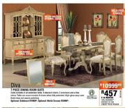 Diva 7 Piece Dining Room Suite