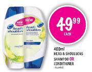 Head & Shoulders Conditioner-400Ml