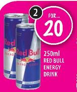 Red Bull Energy Drink-250Mlx2