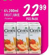 Ceres Fruit Juices-200Mlx6