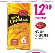 Pyotts Mini Cheddars-6's