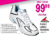 Power Flow C Ladies Trainers-Per Pair