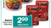 Bobtail Dog Food Assorted-100g Each