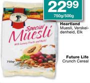 Heartland Muesli Verskeidenheid-750g/500g ELK