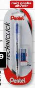 Pentel Techniclick Drukpotlood Verskeidenheid-elk